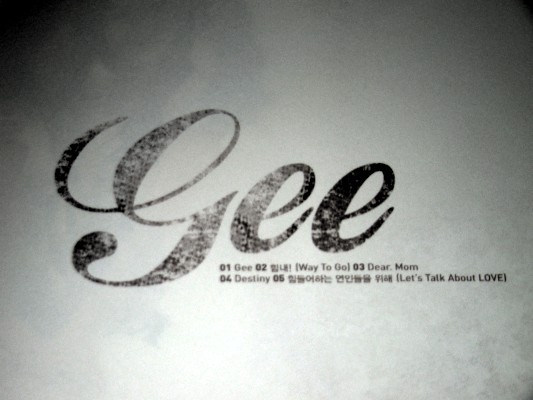 The First Mini Album Gee Cd